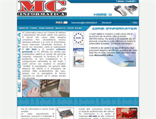 Tablet Screenshot of mc-informatica.it